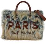 RUE MADAM PARIS Aspen Tote Bag 1582 Amber Fox