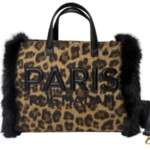 RUE MADAM PARIS Megeve Tote Bag 1630 Leopard