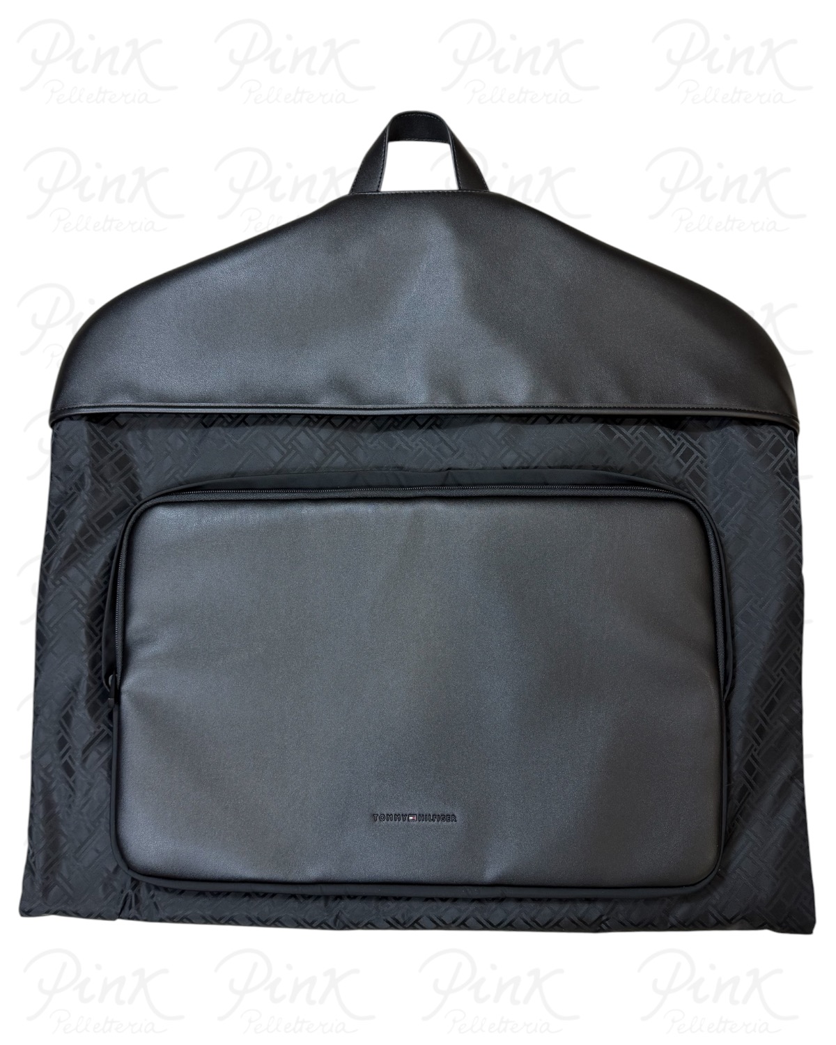 TOMMY HILFIGER Man Th Nylon Jacquard Suit Carrier AM0AM14481-BDS Black
