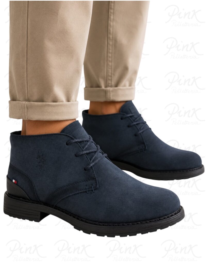 U.S. POLO ASSN. Man Cemented Casual Shoes SERGE001A-DBL001 Deep Blue