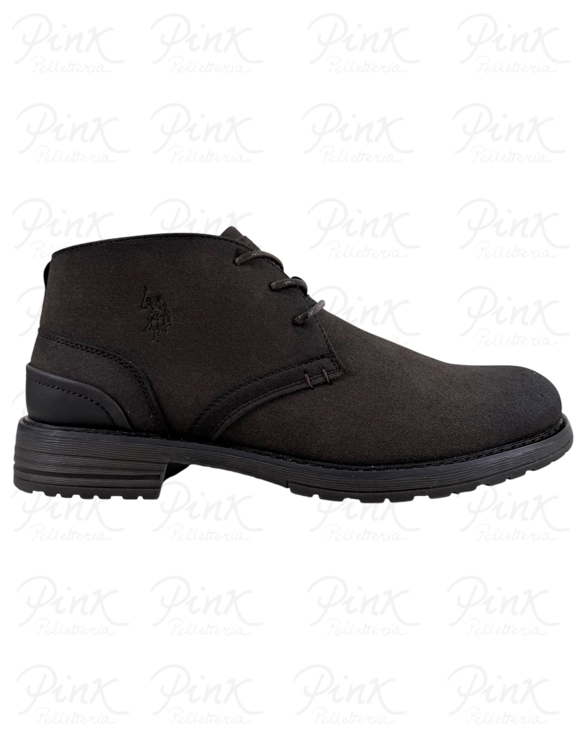 U.S. POLO ASSN. Man Cemented Casual Shoes SERGE001A-DBR003 Ebony