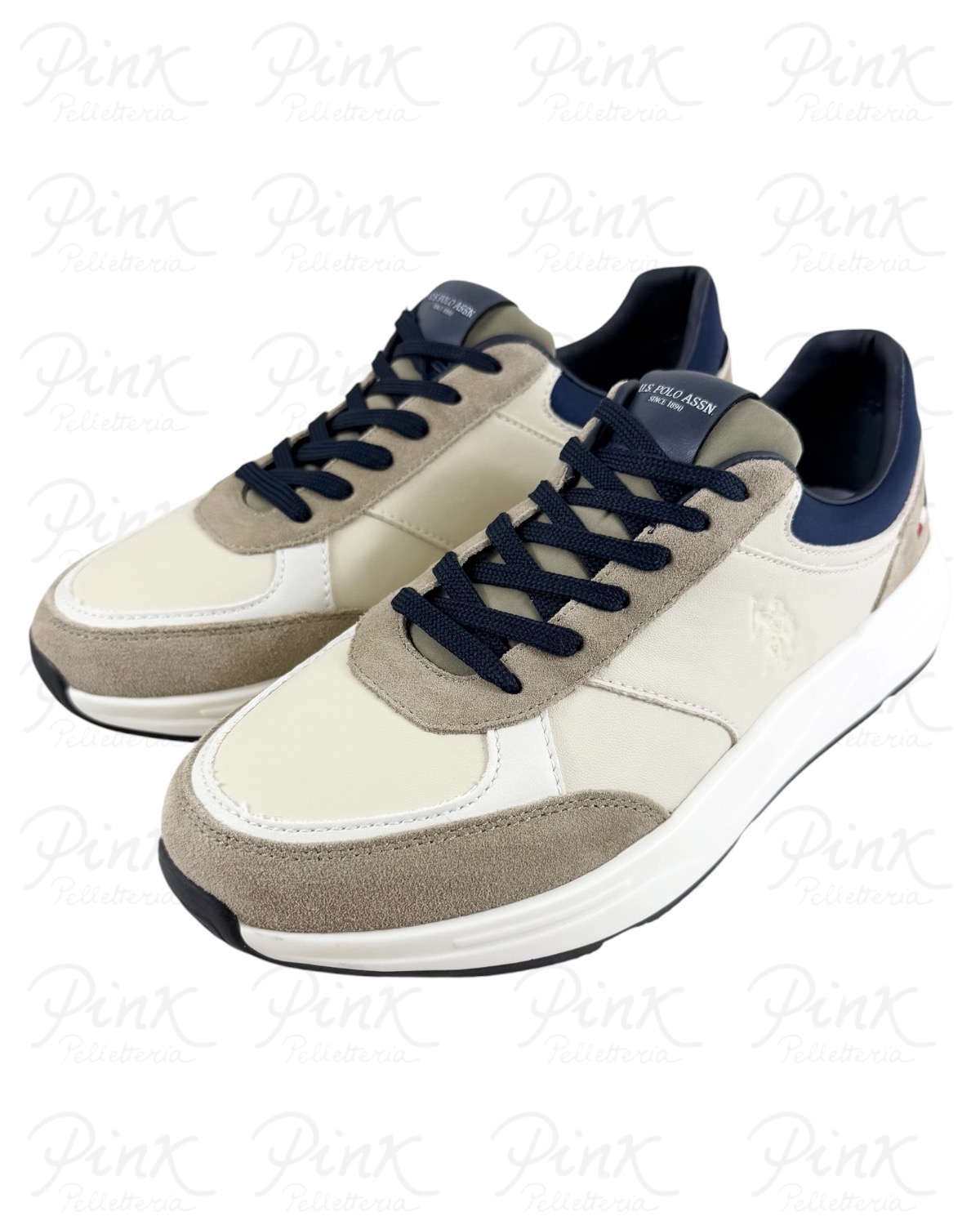 U.S. POLO ASSN. Man Cemented Sneaker PARKER001-TAU Taupe - immagine 3
