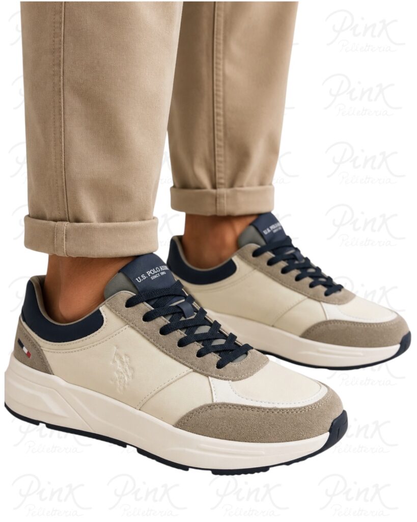 U.S. POLO ASSN. Man Cemented Sneaker PARKER001-TAU Taupe