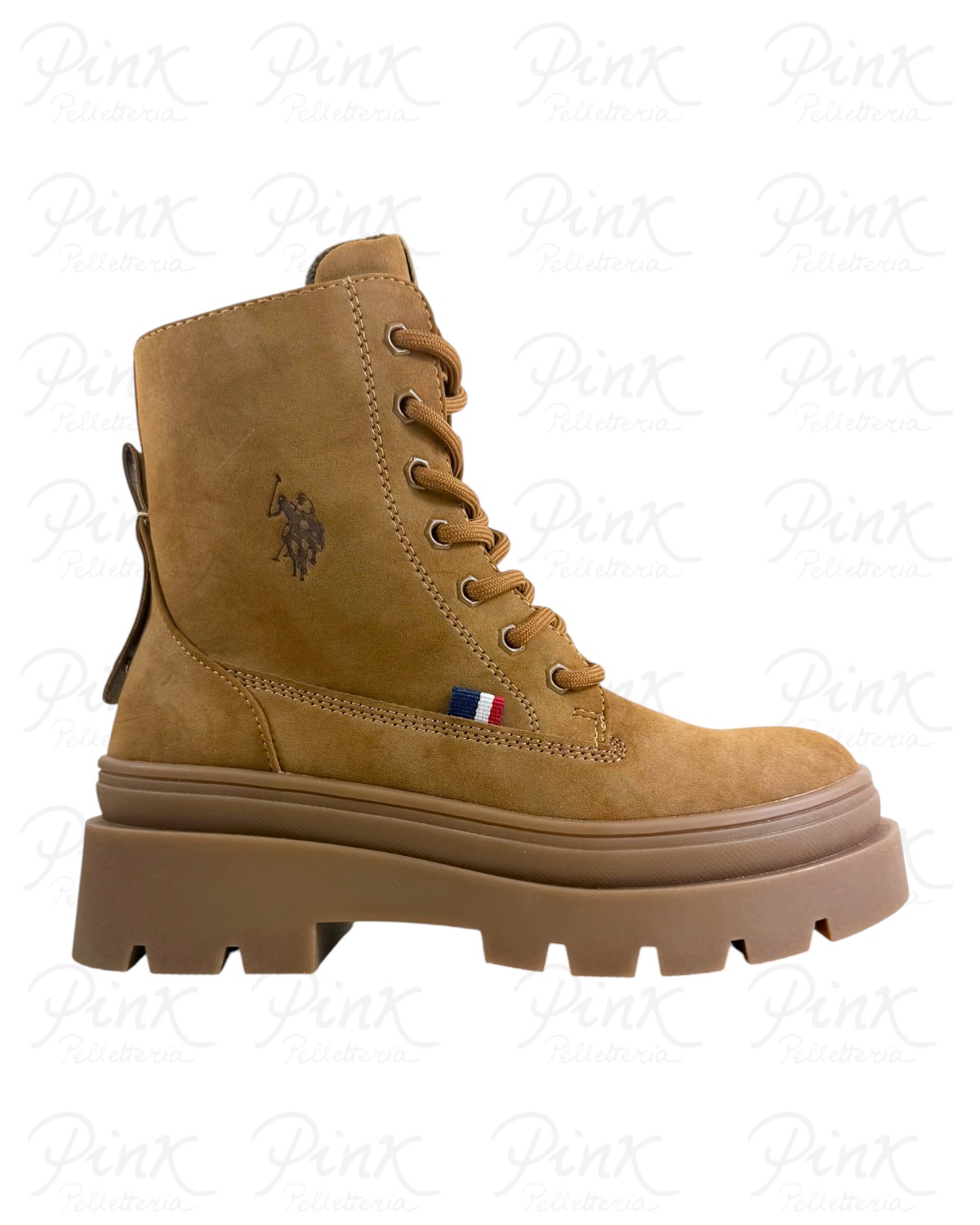 U.S. POLO ASSN. Woman Cemented Casual Shoes SHONA004-LBR Light Brown