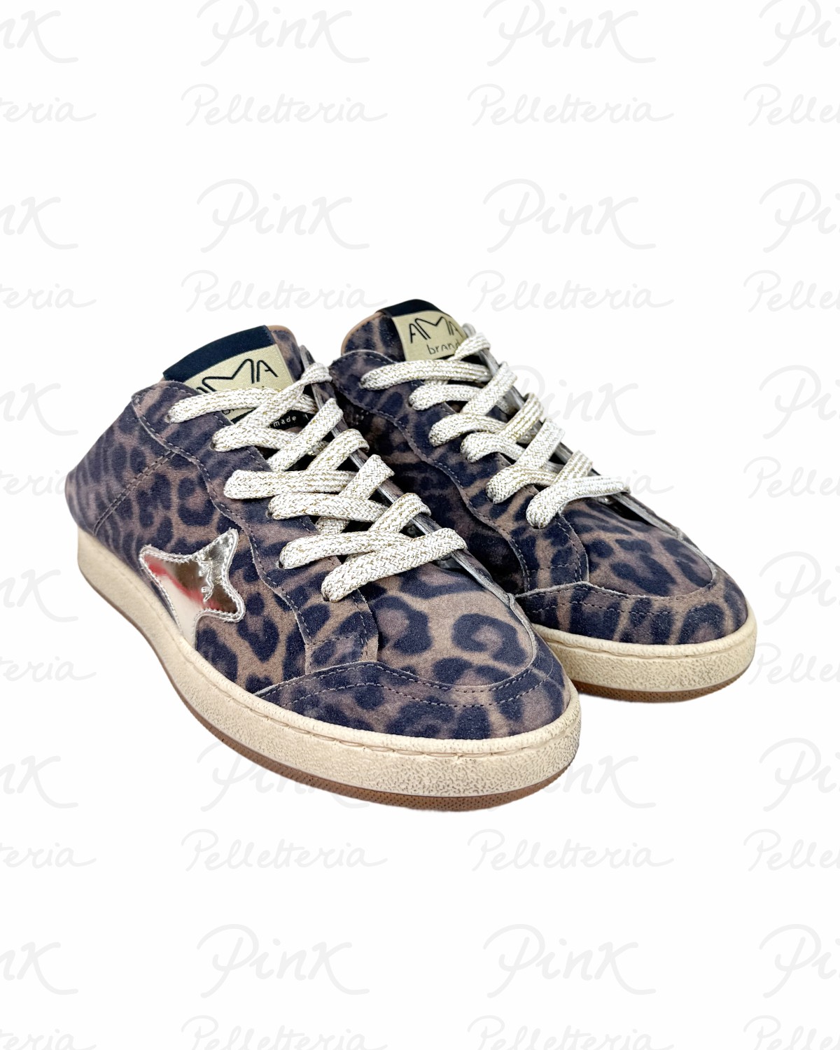 AMA-BRAND Sabot Mule Sneaker Low 4600 Leopard