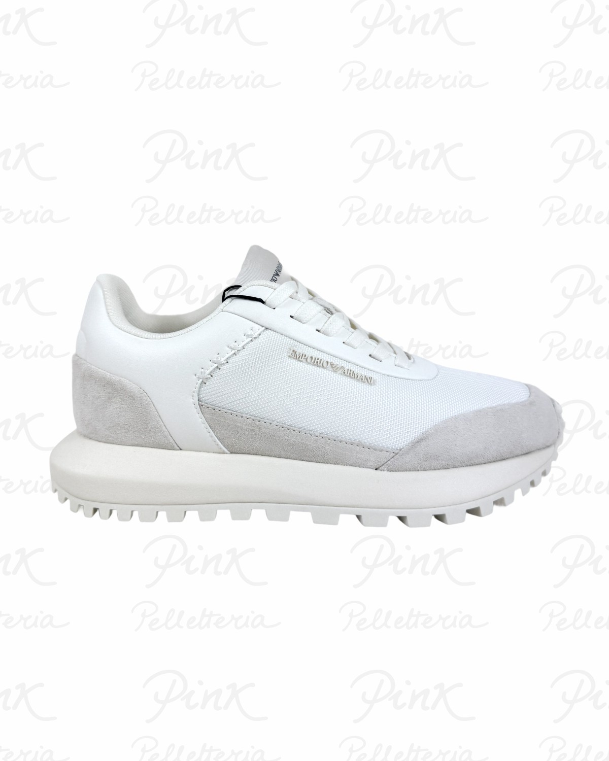 EMPORIO ARMANI .Mex Sneaker Man EM004839 AF24321 M0360 White.