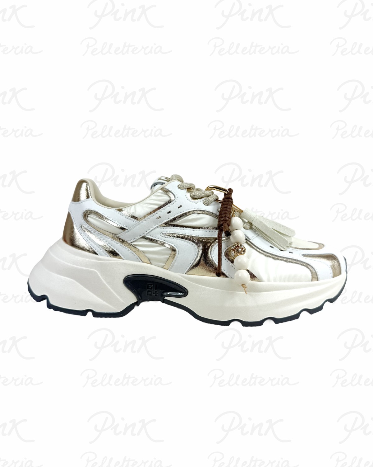 GIO+ Dalia Sneaker Woman Running DALIA13 Gold.