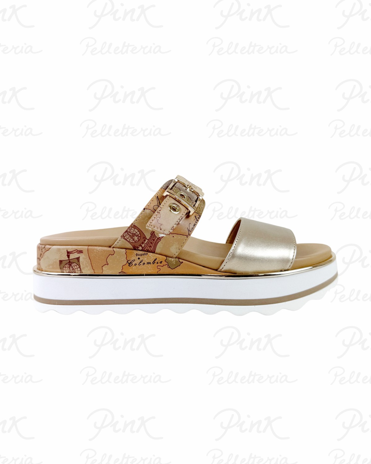 ALVIERO MARTINI PRIMA CLASSE Ciabatta 2465-0371-X124 PlatinoGeo Beige.