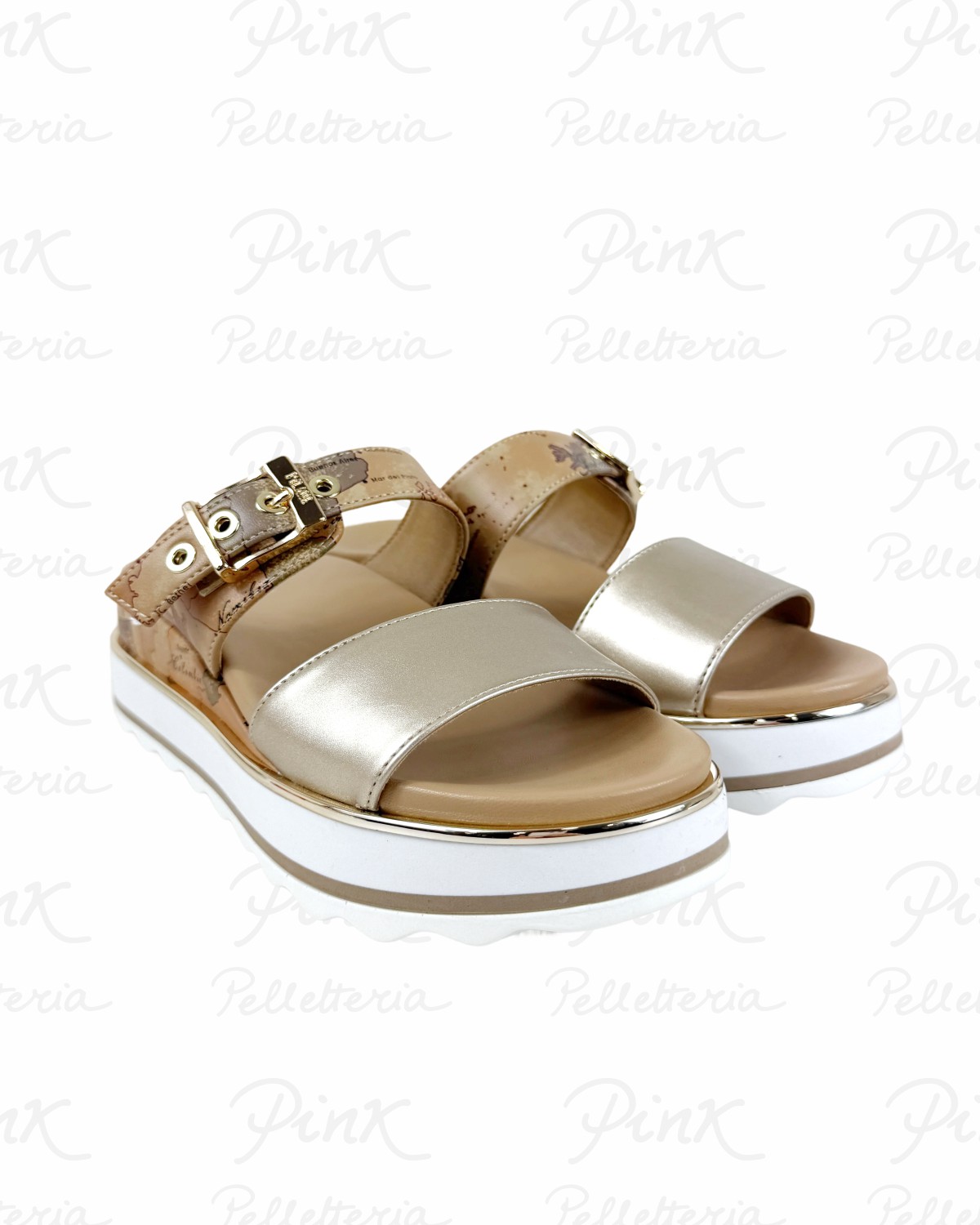 ALVIERO MARTINI PRIMA CLASSE Ciabatta 2465-0371-X124 PlatinoGeo Beige.