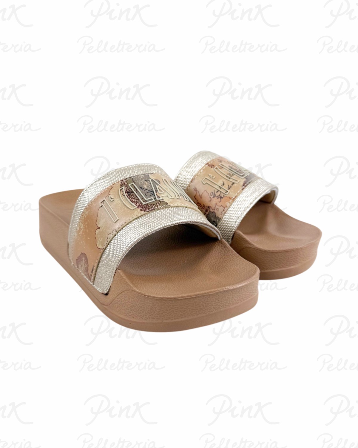 ALVIERO MARTINI PRIMA CLASSE Ciabatta Alta 2504-0513-X124 PlatinoGeo Beige.