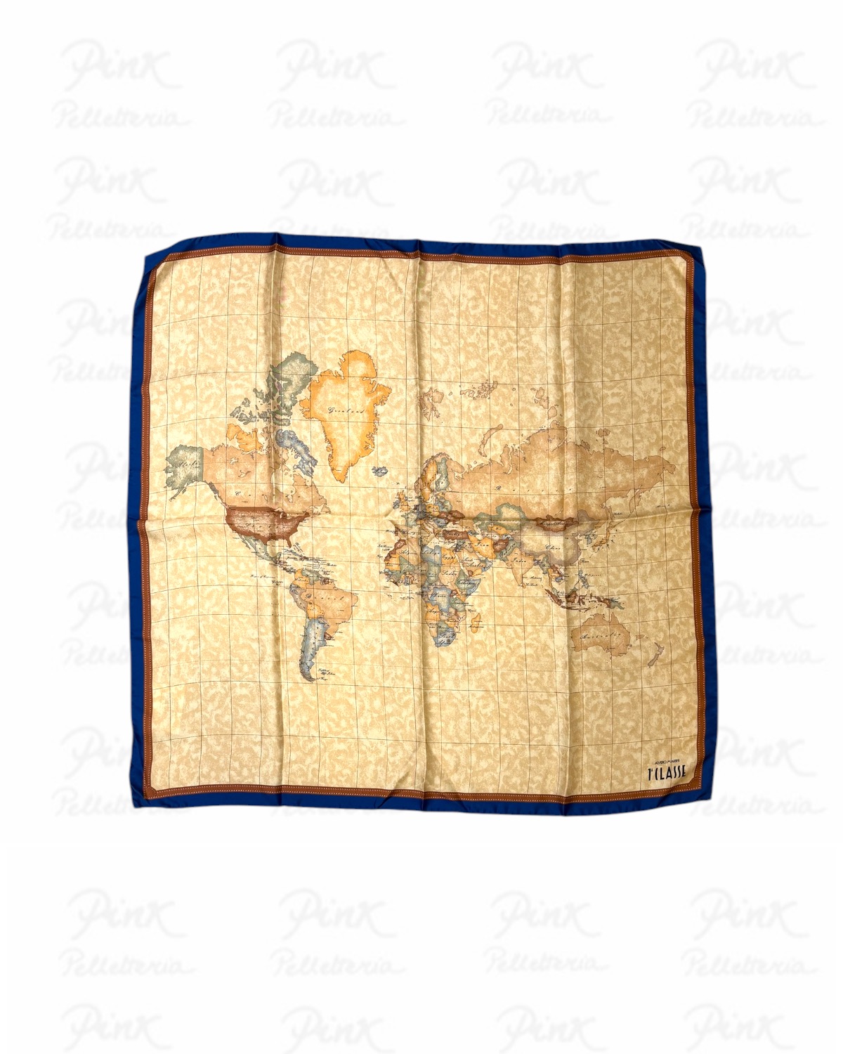 ALVIERO MARTINI PRIMA CLASSE Geo Classic Foulard 3190-ALOE-0129 Astral Blue