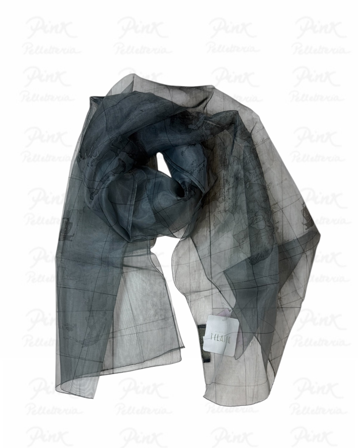 ALVIERO MARTINI PRIMA CLASSE Geo Gigante Stola S063-VEL1-0047 Grey