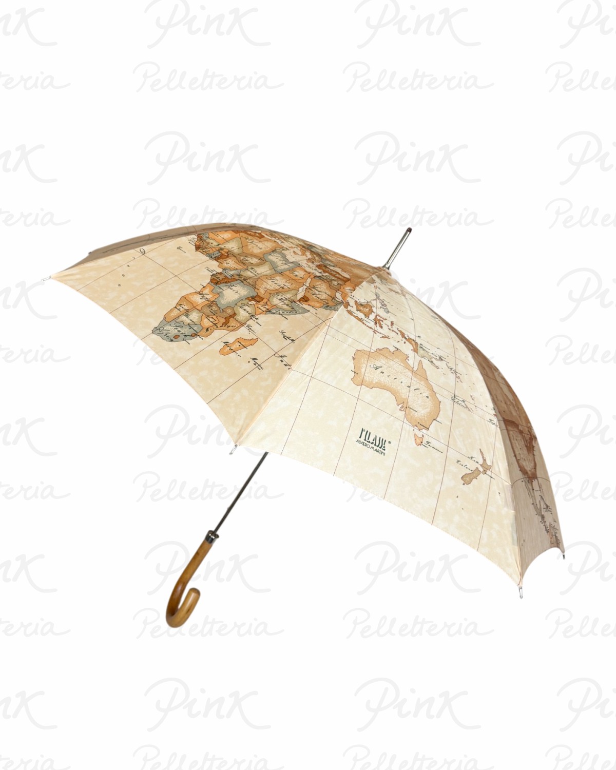 ALVIERO MARTINI PRIMA CLASSE Geo Wind Ombrello Lungo Automatico GEOWINDAD-1 Naturale