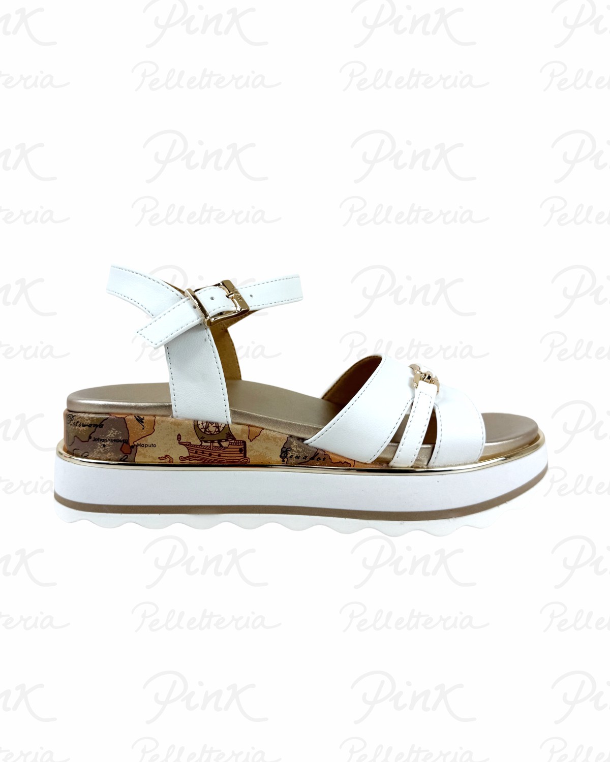 ALVIERO MARTINI PRIMA CLASSE Sandalo 2467-0371-W100 Bianco.