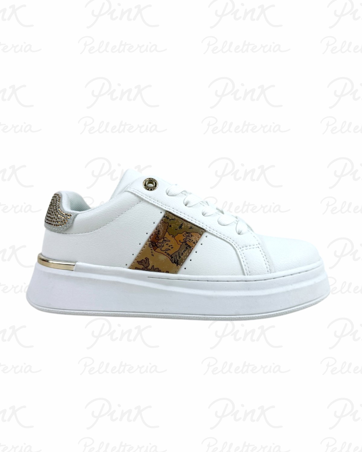 ALVIERO MARTINI PRIMA CLASSE Sneaker 2422-0289-X013 BiancoGeo Beige.