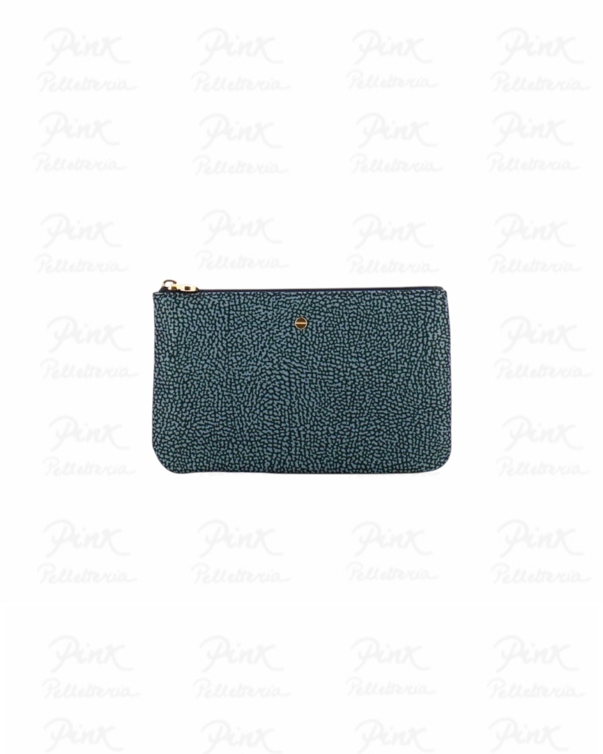 BORBONESE Classica Busta P.Documenti Tess. Recicl. St. Op/Vitello 930118I15-825 Blu Lapis