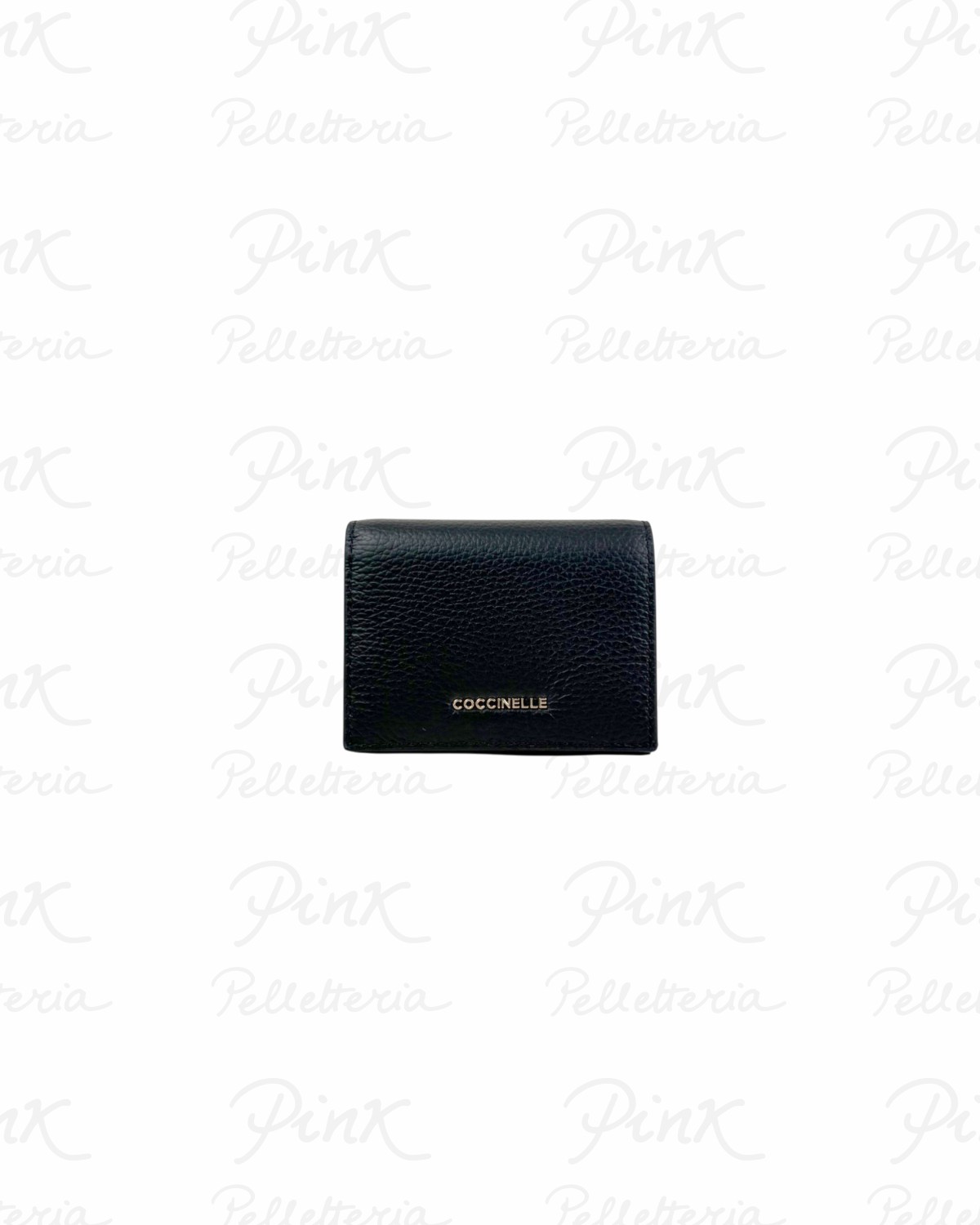 COCCINELLE Metallic Soft Card Holder E2MW5172101 001 Noir