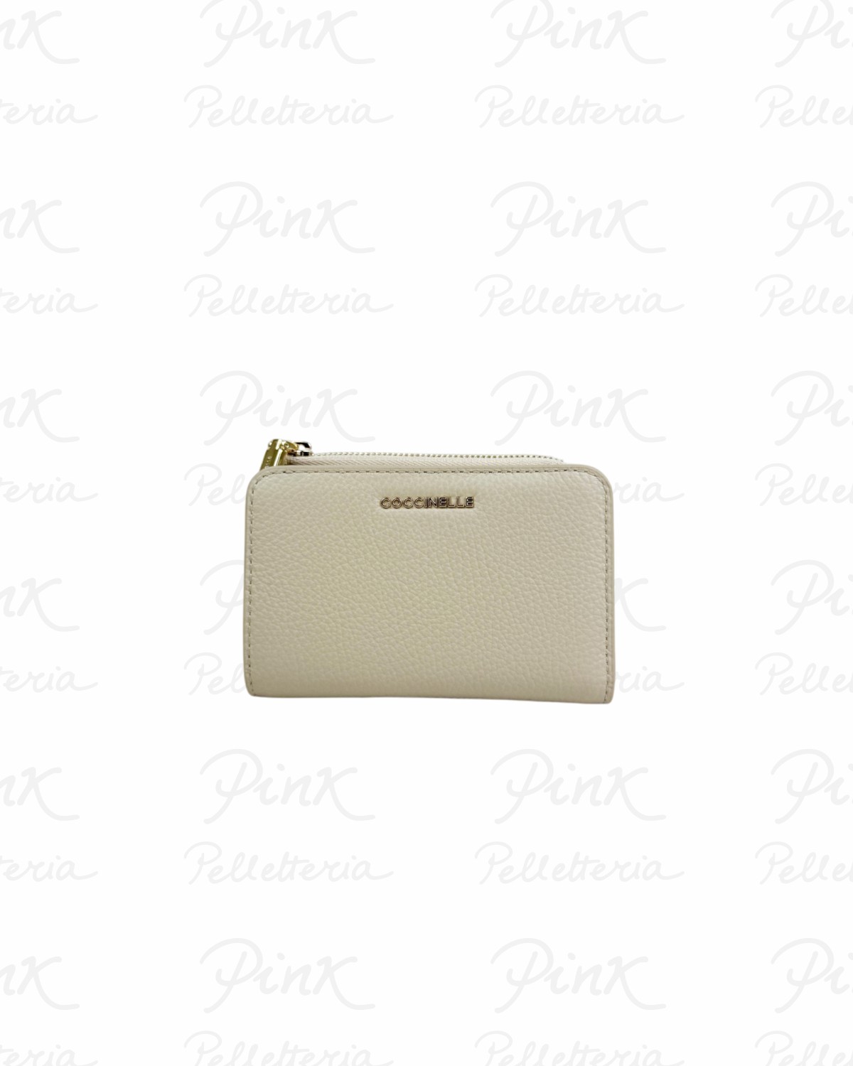 COCCINELLE Metallic Soft Portafoglio Piccolo E2MW511D101 N64 Sandshell