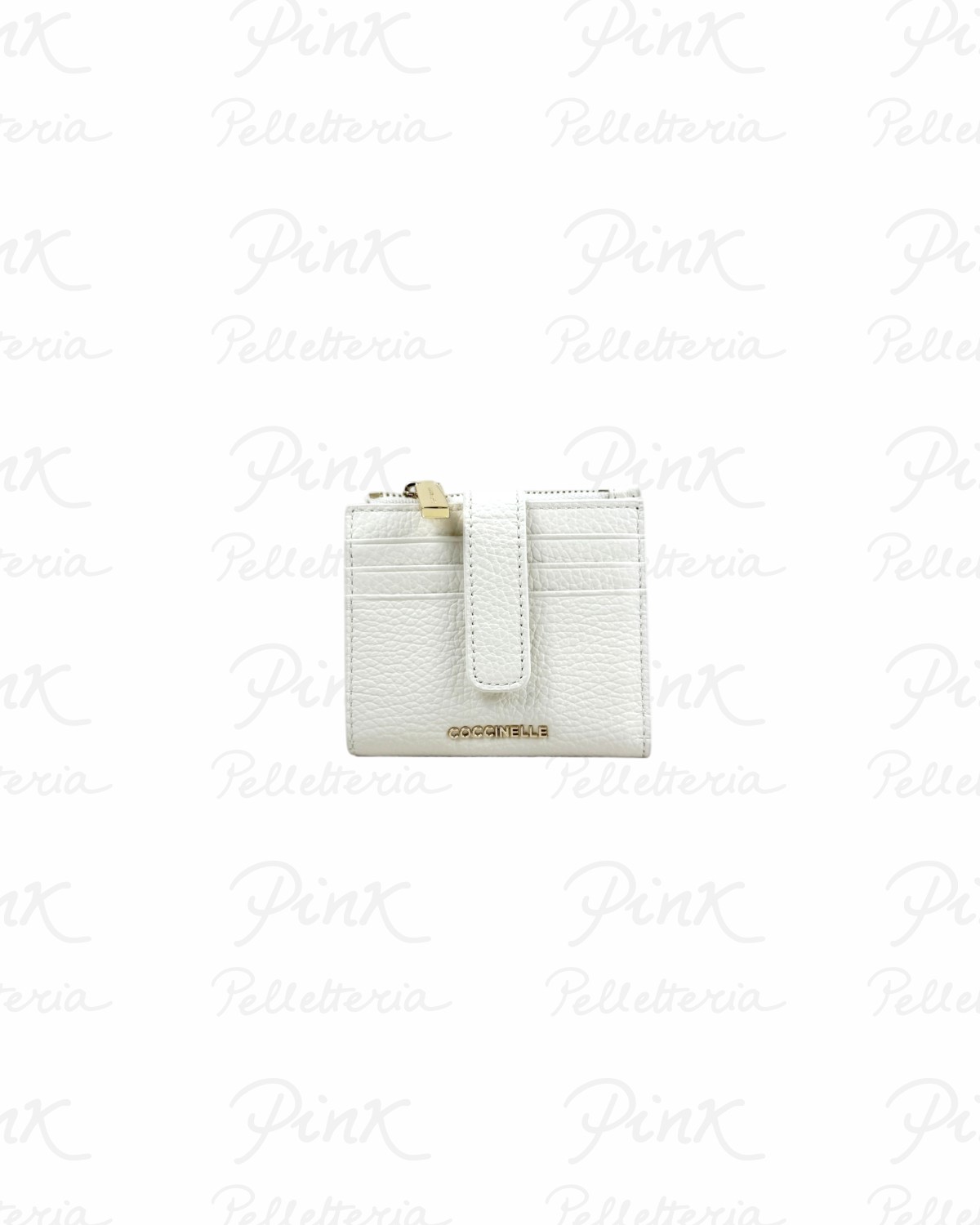 COCCINELLE Metallic Soft Portafoglio Piccolo E2MW511F701 N17 Pearl