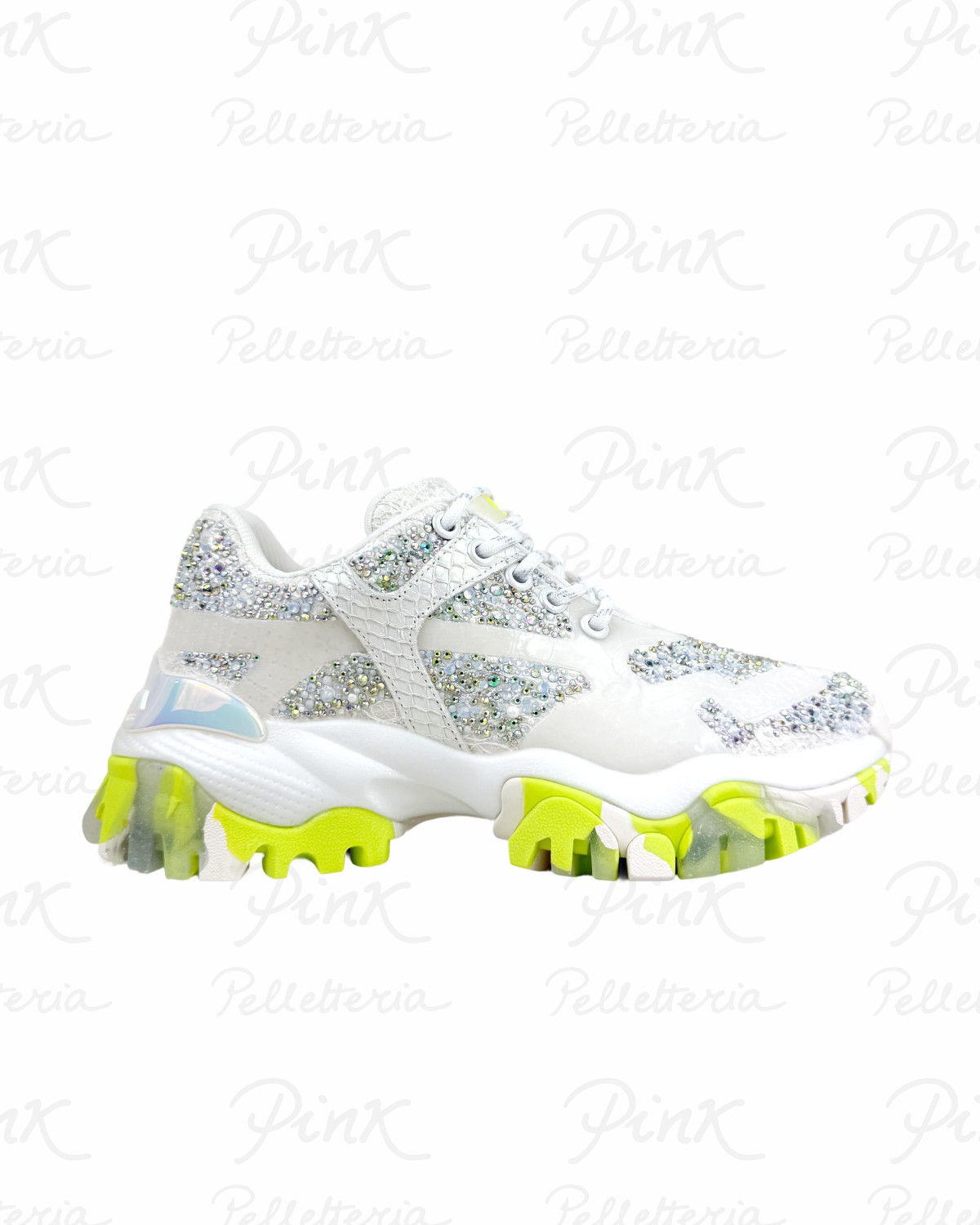 JOIA PARIS Jewel Sneaker Woman W2001002 WhiteLemon.