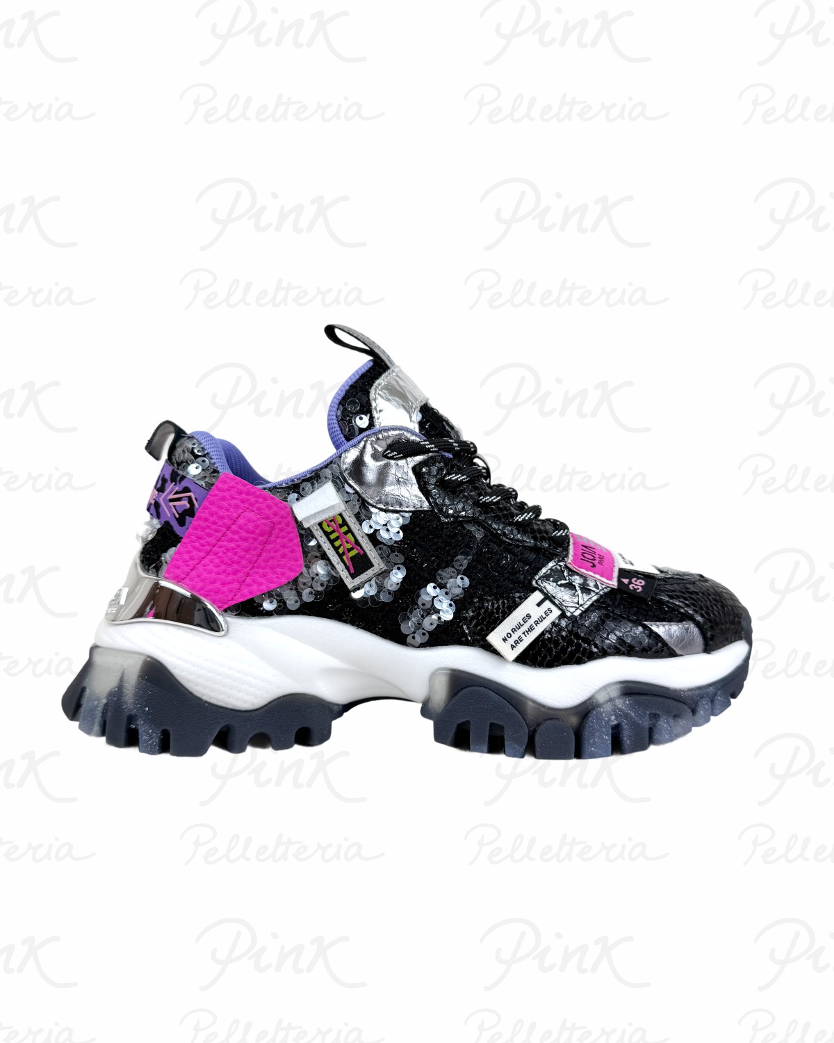 JOIA PARIS Label Sneaker Woman W2001032 Black.