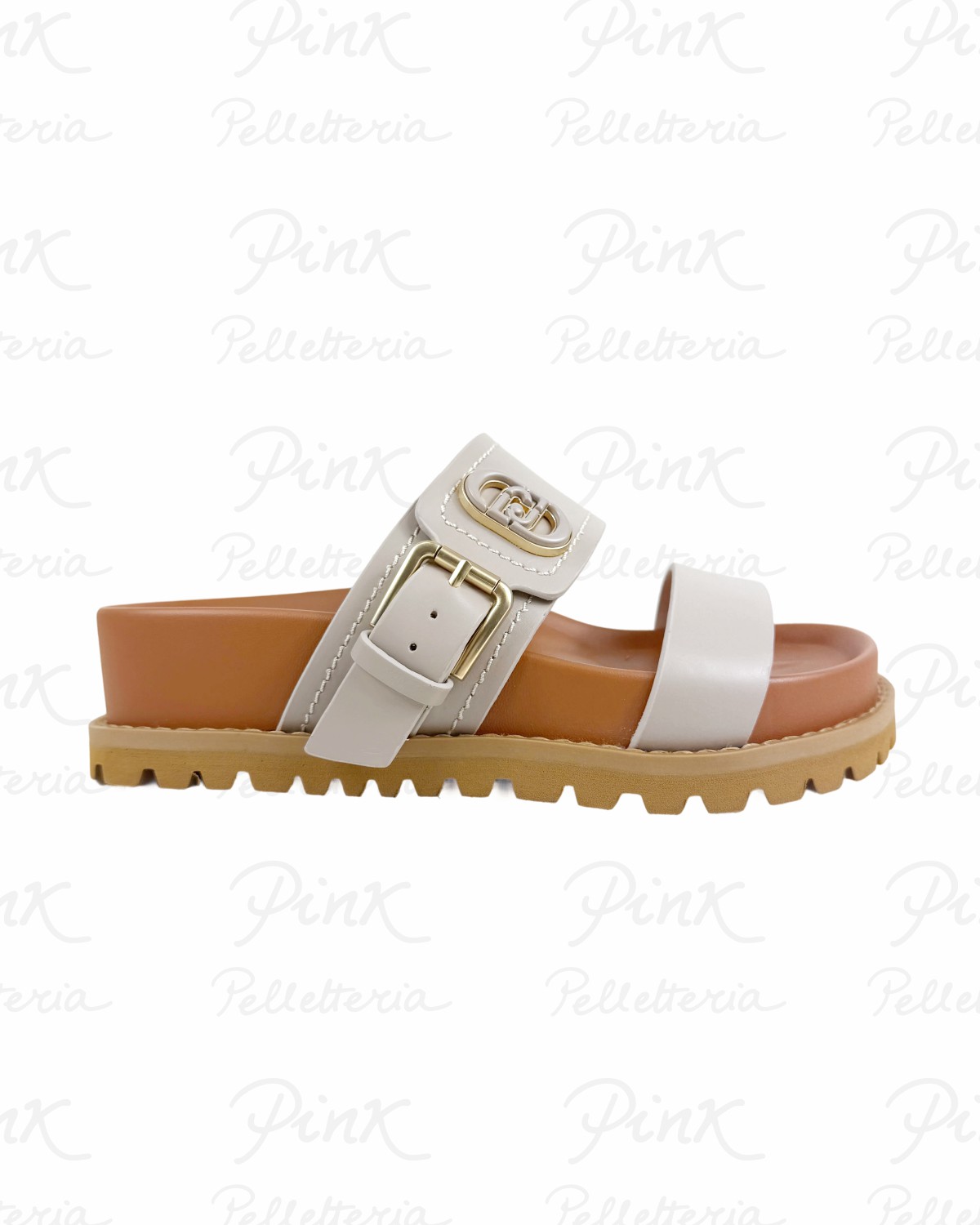 LIU JO Livia 02 Sandal Calf SA6109P0102S3951 Warm Stone.