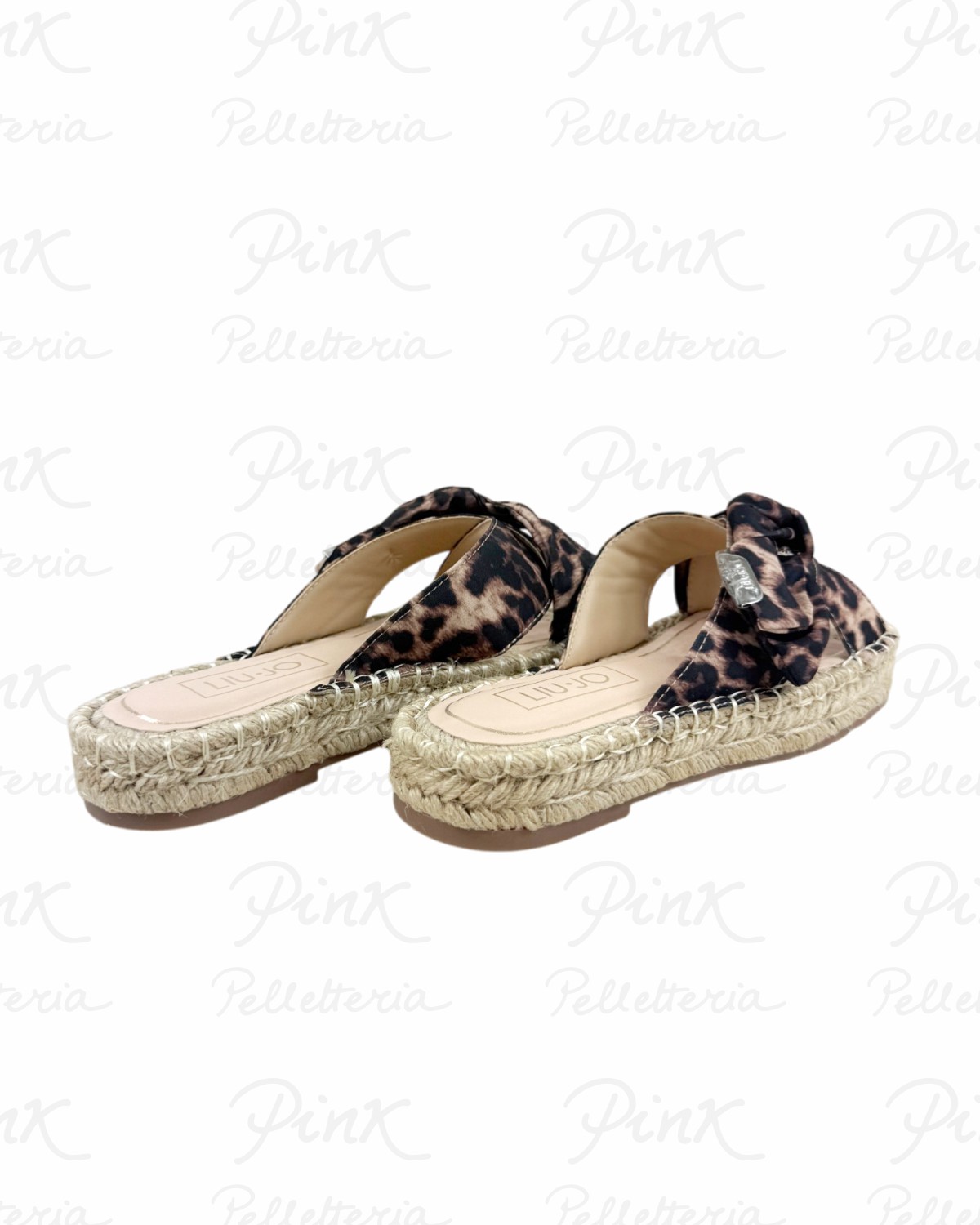 LIU JO Paros 03 Slipper Printed Fabric SA6103TX133S19C1 Leopard.
