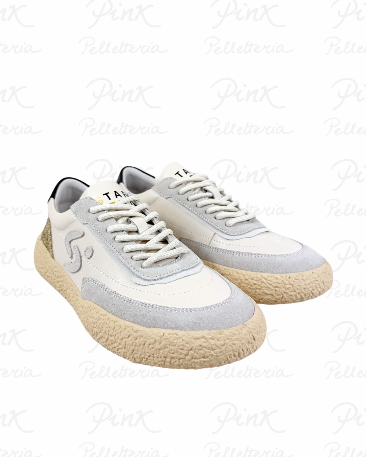 STAR FEET .Sneaker Woman 761S-180-14 Ivory Gold.