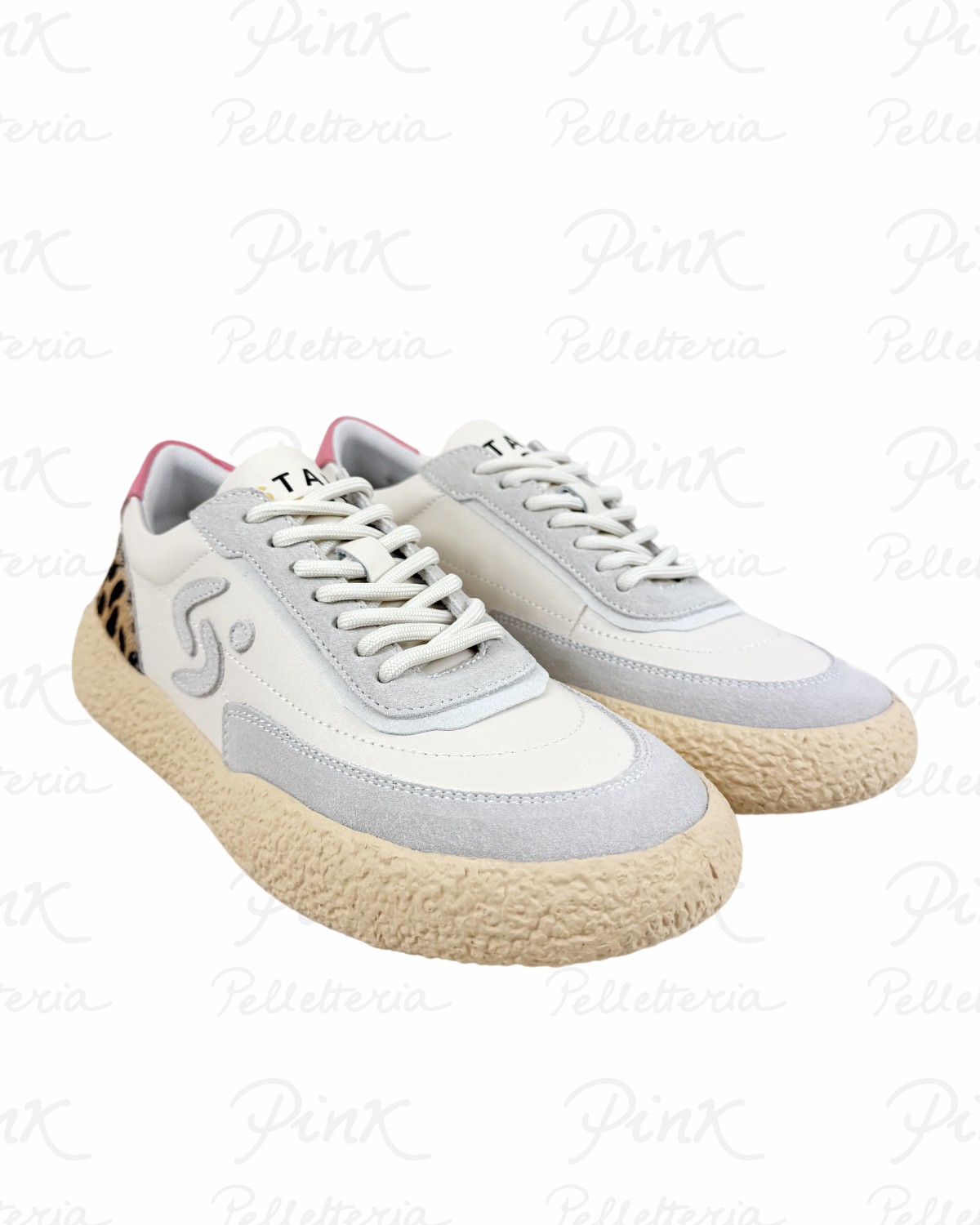 STAR FEET .Sneaker Woman 761S-180-14 Ivory Leo.