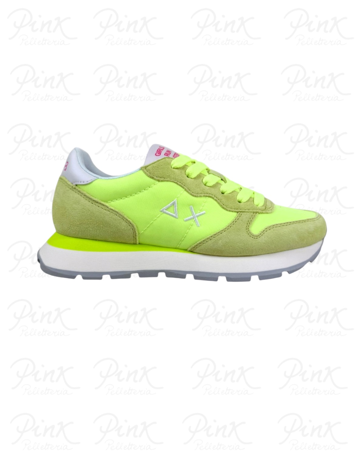 SUN68 Ally Solid Sneaker Donna BZ36201 63 Giallo Fluo.