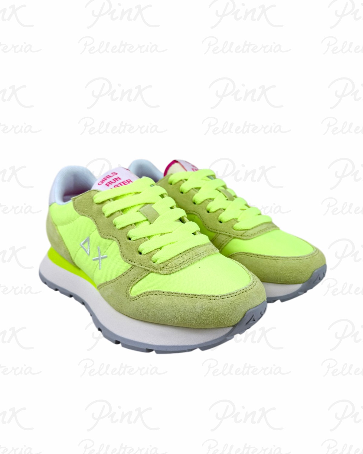 SUN68 Ally Solid Sneaker Donna BZ36201 63 Giallo Fluo.