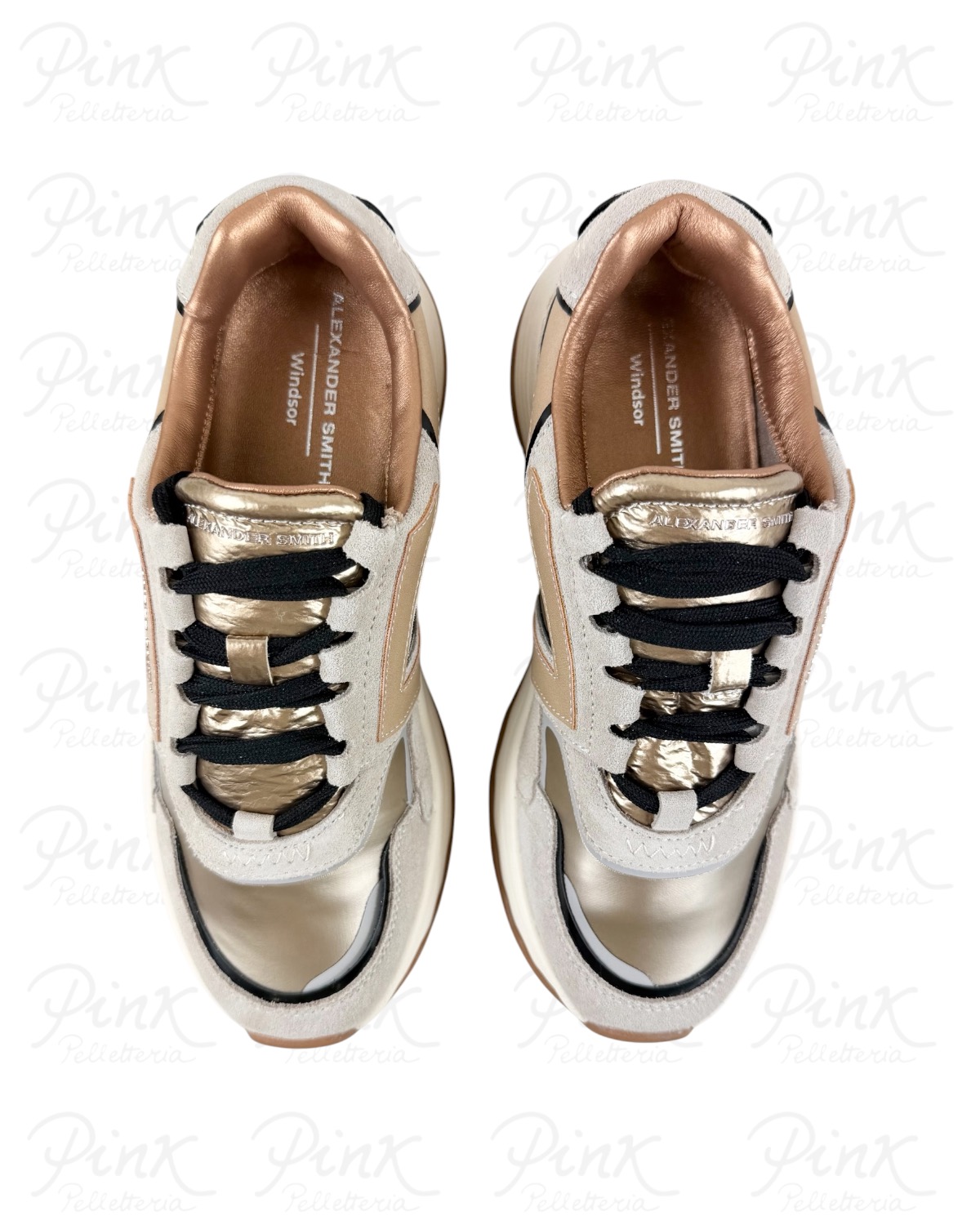 ALEXANDER SMITH Windsor Woman Sneaker ASBEWSW-2197-CMG Camel Gold - immagine 5