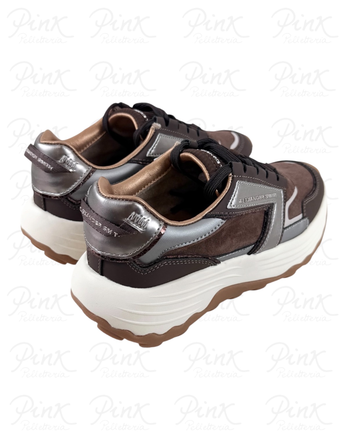 ALEXANDER SMITH Windsor Woman Sneaker ASBEWSW-2199-DOB Dark Brown/Bordeaux - immagine 4