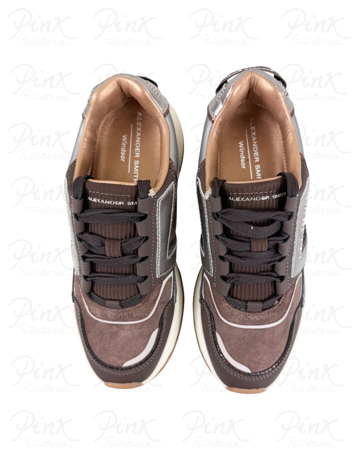 ALEXANDER SMITH Windsor Woman Sneaker ASBEWSW-2199-DOB Dark Brown/Bordeaux - immagine 5