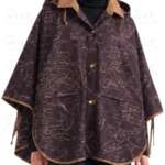 ALVIERO MARTINI PRIMA CLASSE Mantella Poncho Impermeabile 930-X Burgundy