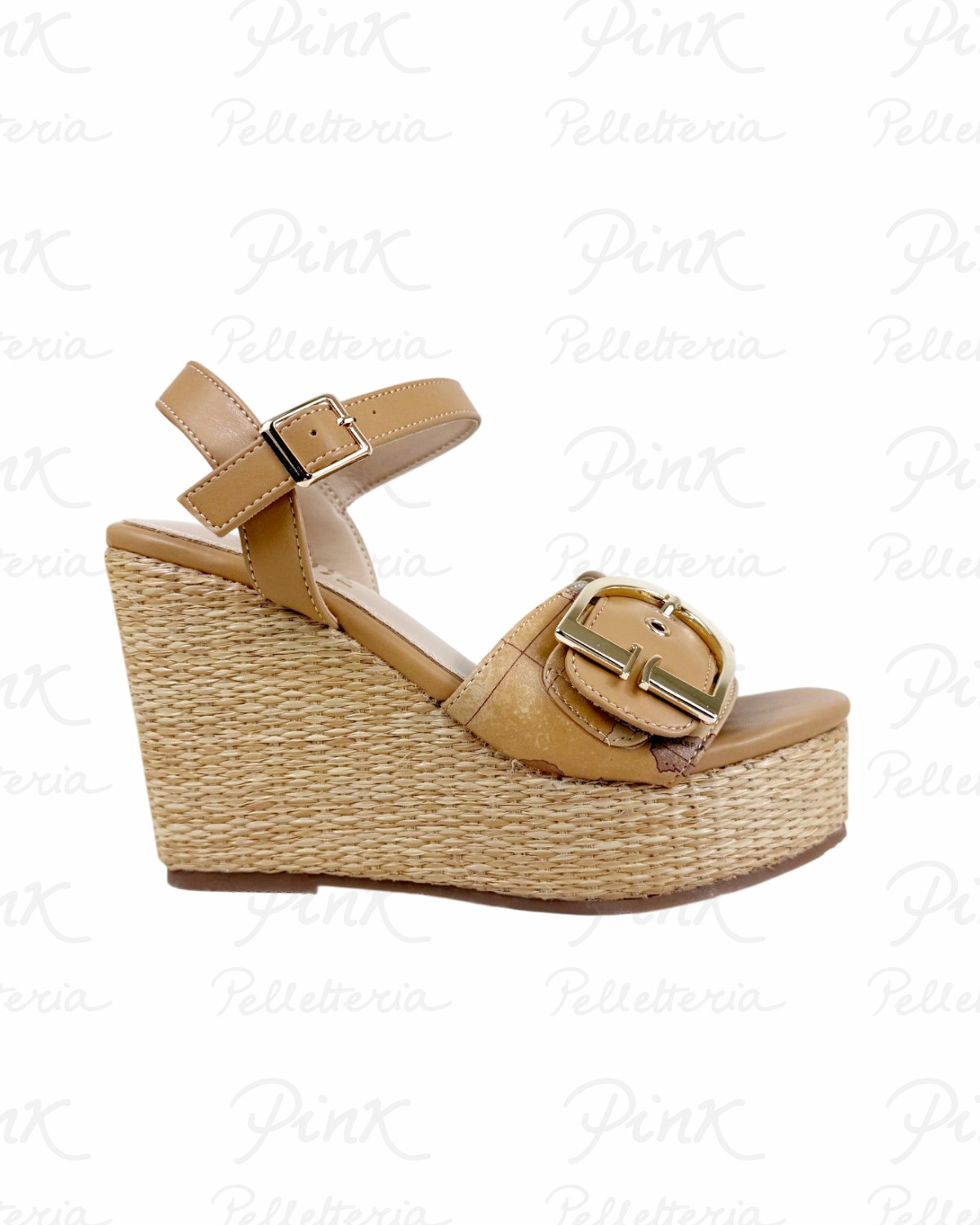 ALVIERO MARTINI PRIMA CLASSE Sandalo Zeppa 1405-662A-0954 Noce