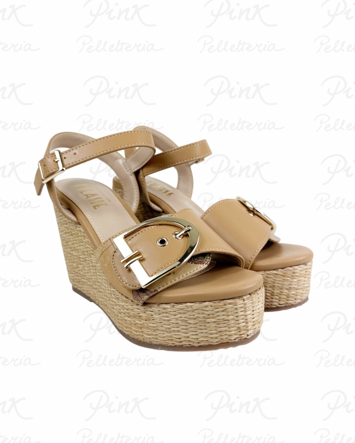 ALVIERO MARTINI PRIMA CLASSE Sandalo Zeppa 1405-662A-0954 Noce