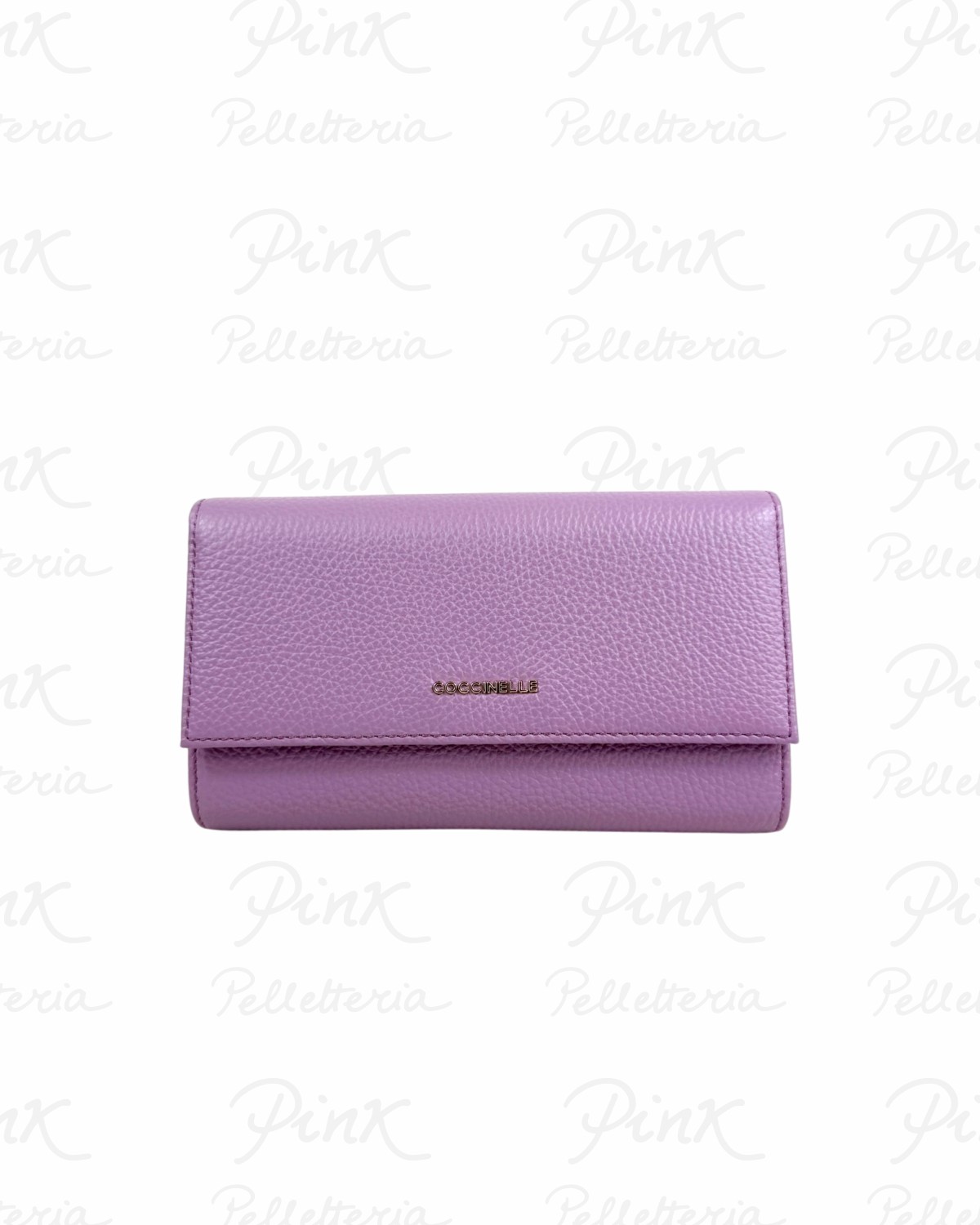 COCCINELLE Metallic Soft Portafoglio Doppio in Pelle E2MW5118501-P19 Jellyfish