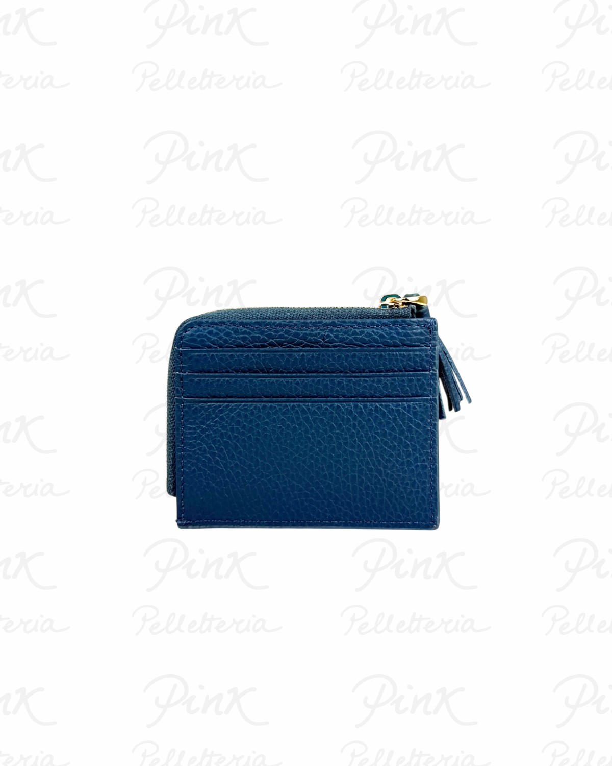 COCCINELLE Tassel Portacarte in Pelle E2MU0128901-B27 Deep Blue