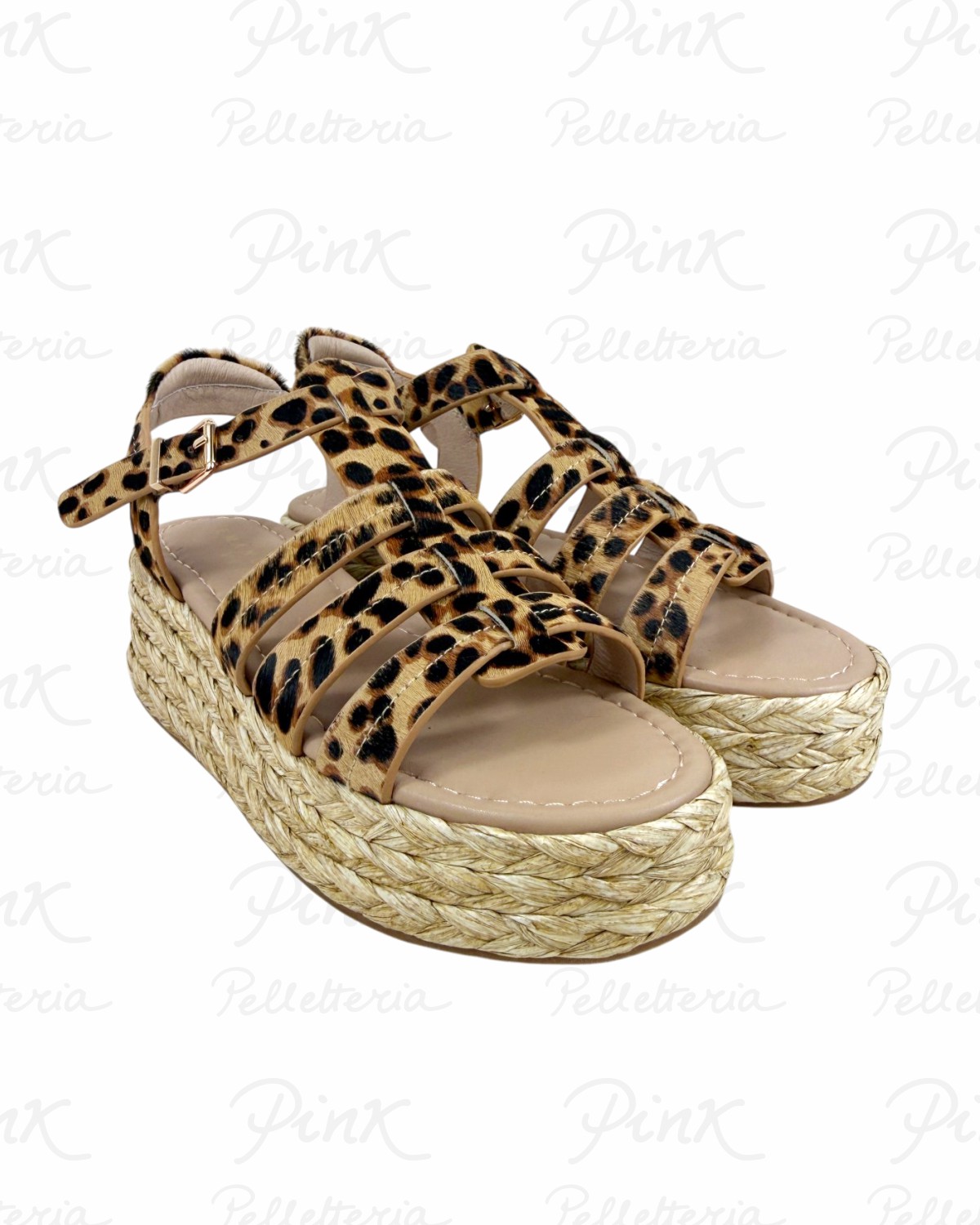 EMANUELLE VEE Sandalo Leo 461M-202-11-P177 Leo Beige.