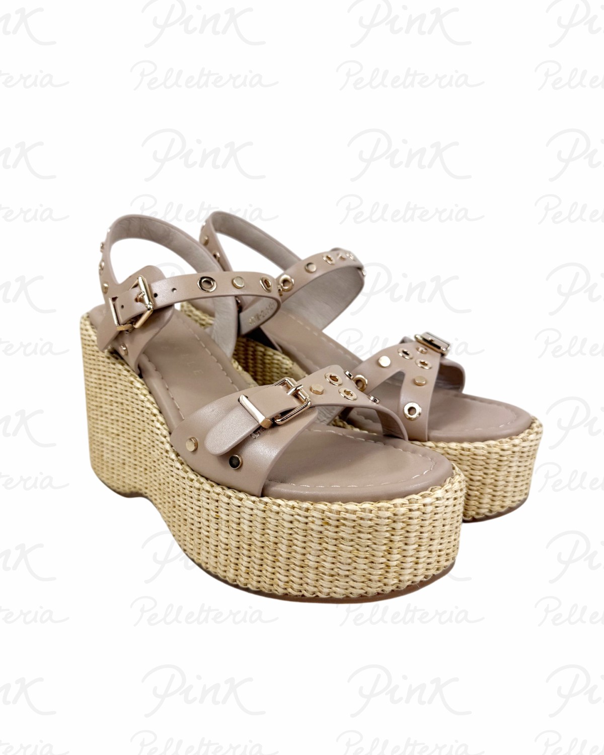 EMANUELLE VEE Zeppa 461M-201-13-P146 Beige.
