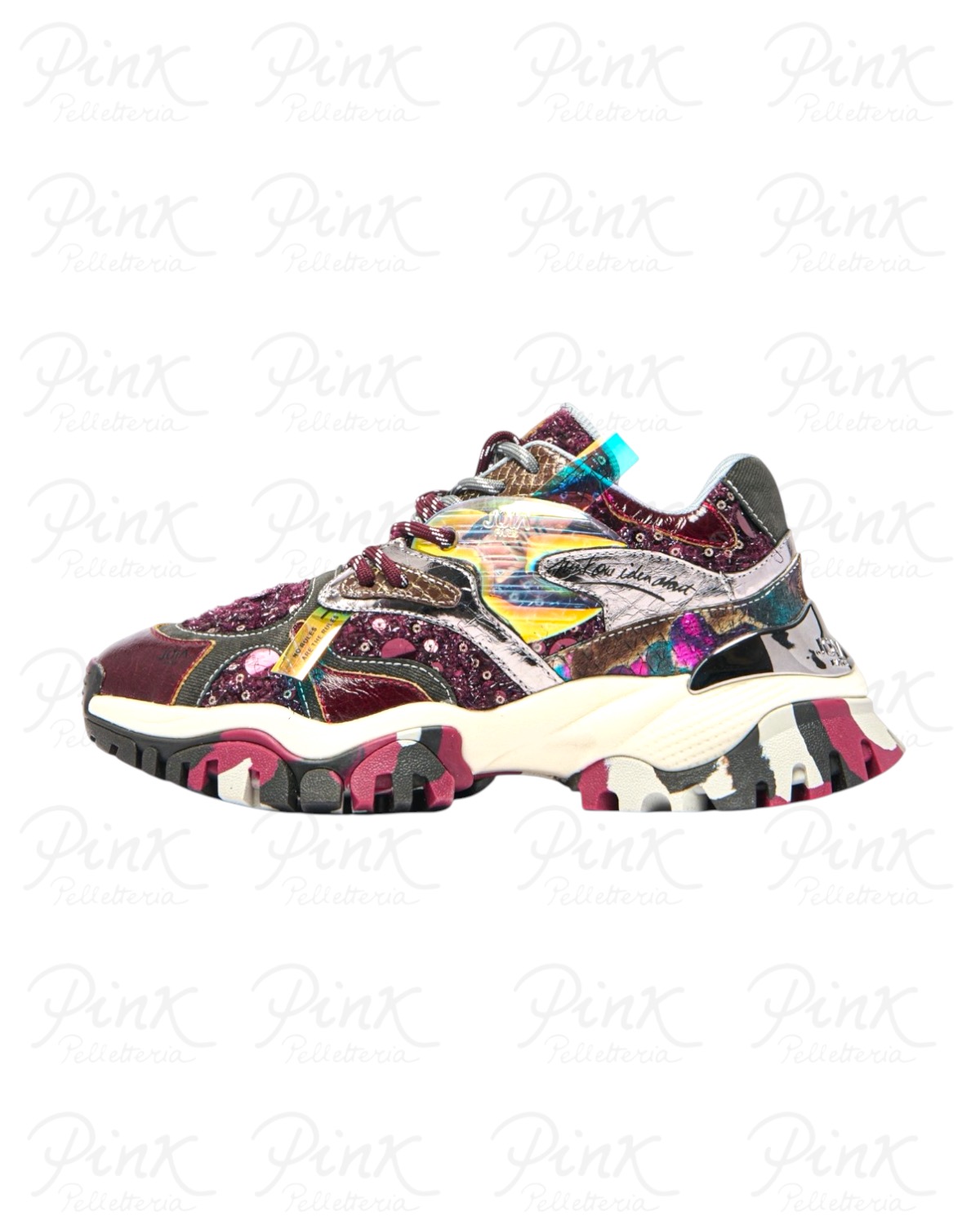 JOIA PARIS Clash Woman Sneaker 202602W126 Wine