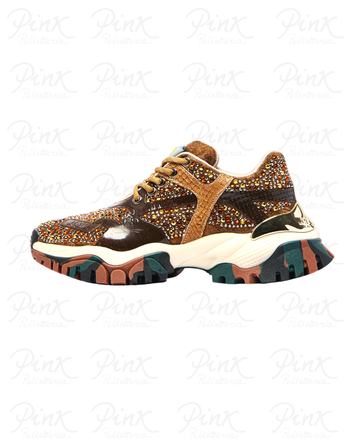 JOIA PARIS Jewel Woman Sneaker 202602W103 Orange/Brown