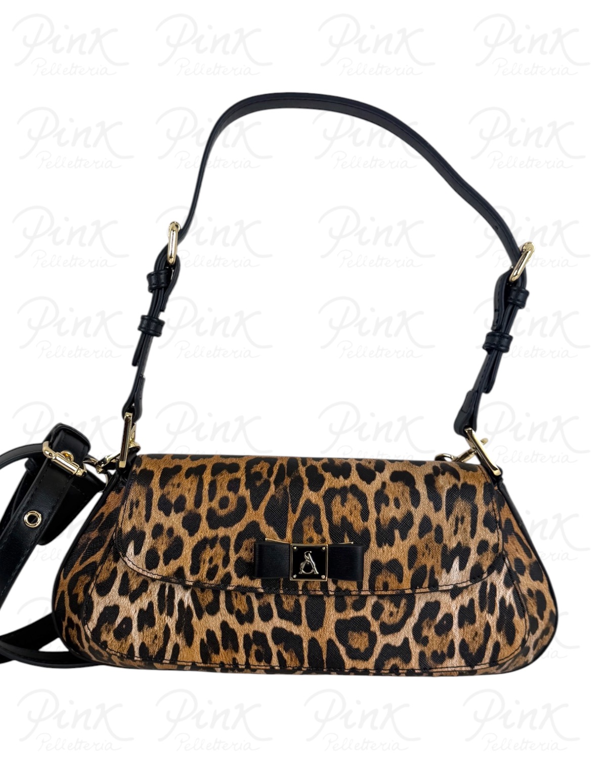 L'ATELIER DU SAC La Douce Shoulder Bag Amie 20603-DOU-W6M Leopard - immagine 4
