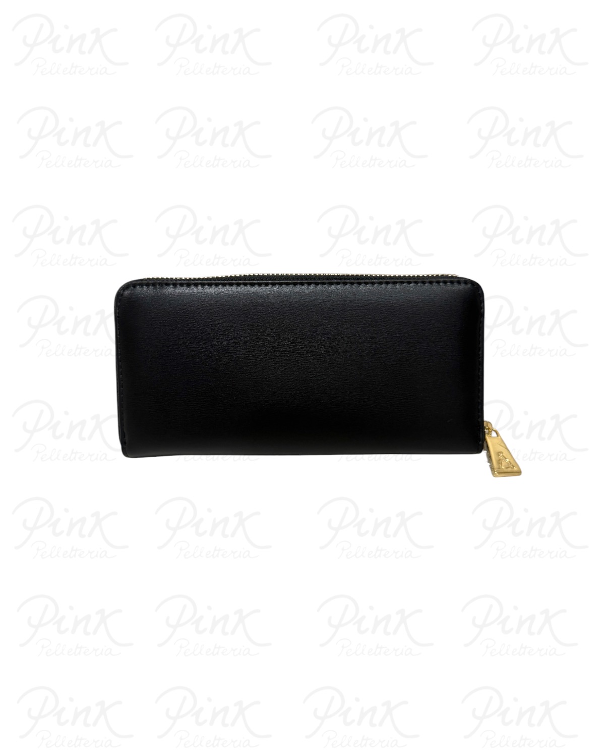 L'ATELIER DU SAC La Douce Wallet Zip Around Fleur 20604-DOU-W6A Black - immagine 4