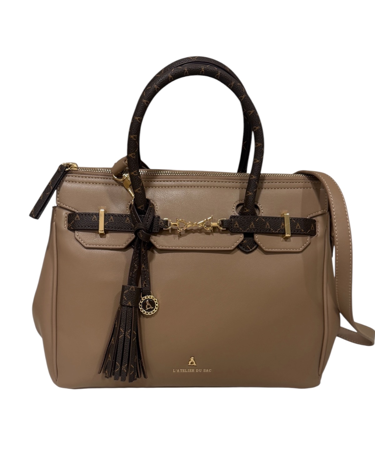 L'ATELIER DU SAC Milady Handbag Marylou 20547-MIL-W6B Taupe