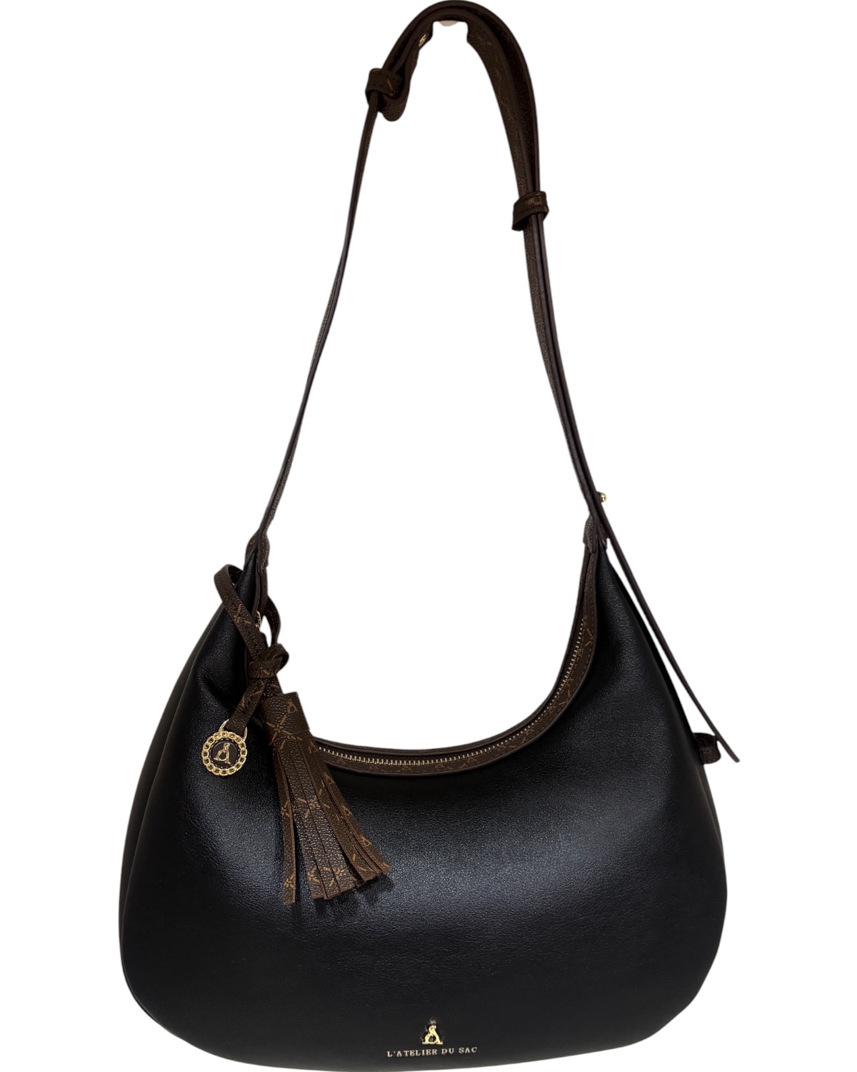 L'ATELIER DU SAC Milady Hobo Adelle 20556-MIL-W6B Black