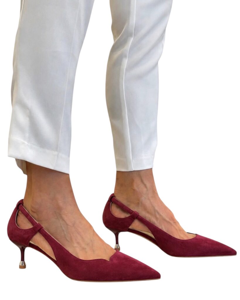 LIU JO My Deva 03 Decollete Kid Suede SXX011P0021S1703 Bordeaux