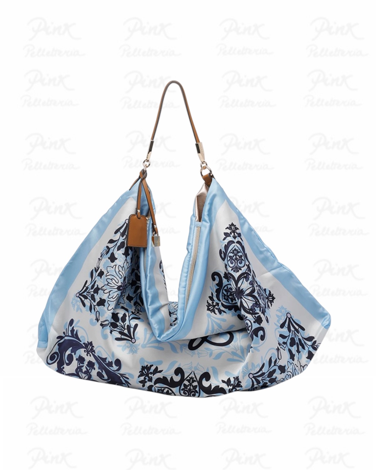 LIU JO Tunica Foulard Bag St. Maiolica AA6194T2745 P9224 Light Blue