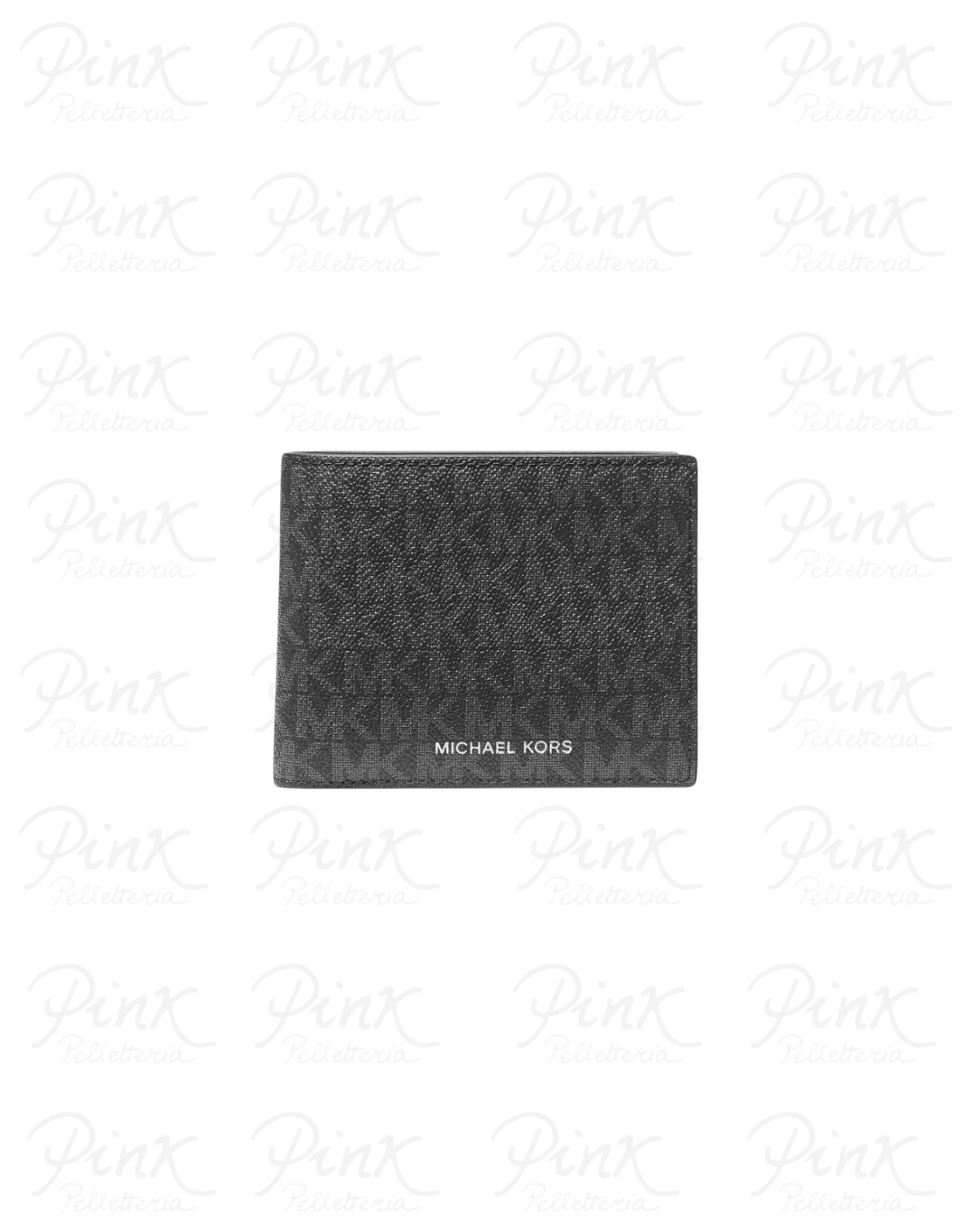 MICHAEL KORS Man Greyson Billfold W/Pass case 39F9LGYF2B001 Black